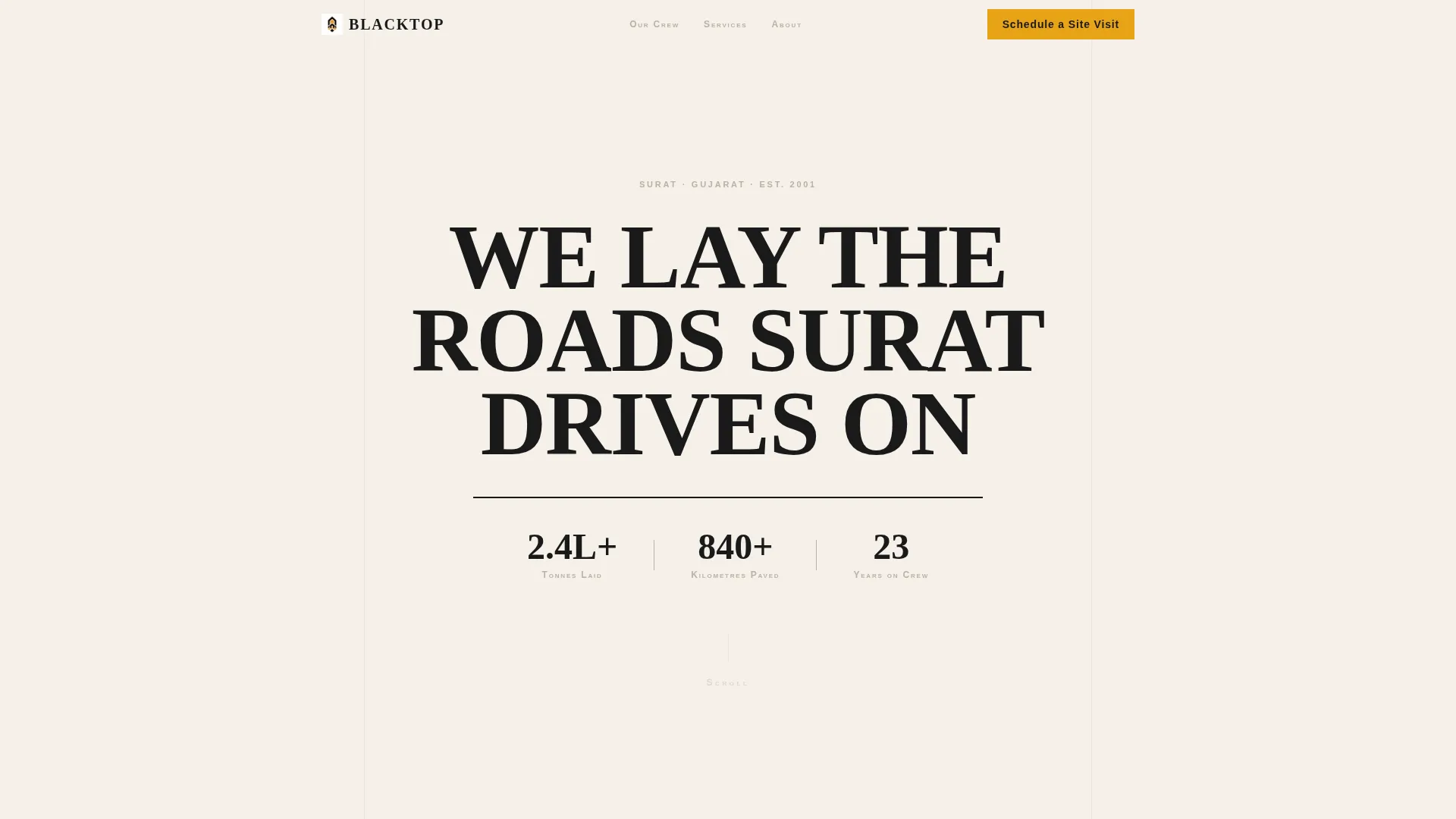 Editorial Asphalt | Free Website Template | Rocket