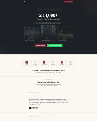 Surat Local Booking Website Template