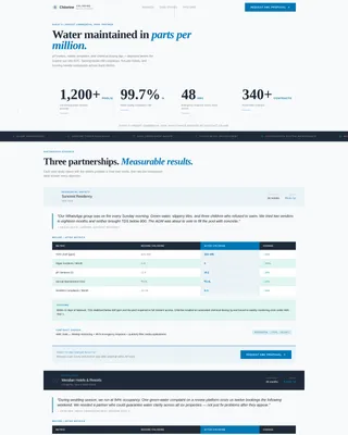 Precision Poolmaintenance | Free Website Template | Rocket