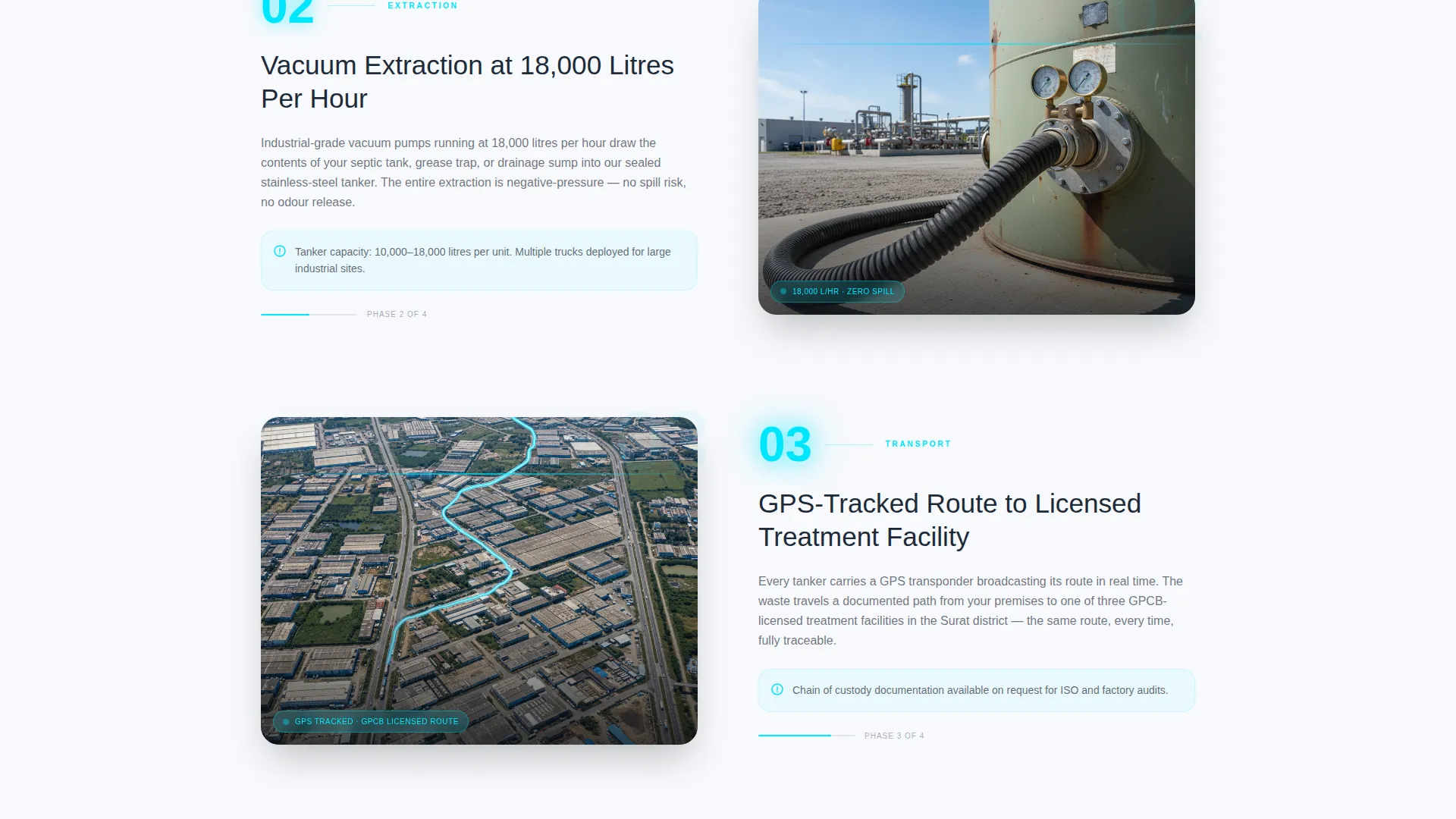 Emergency Septic Landing Page Template for Surat
