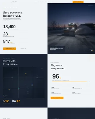Precision Snowremoval | Free Website Template | Rocket