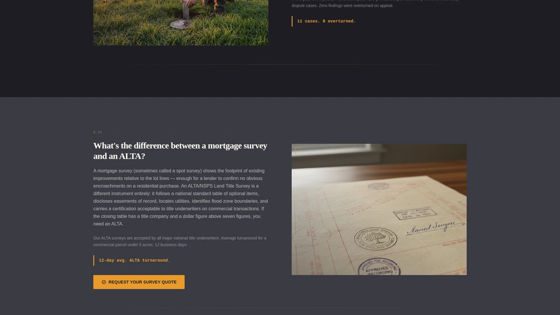 Surveyor Professional Website Template