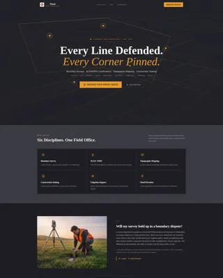 Surveyor Professional Website Template