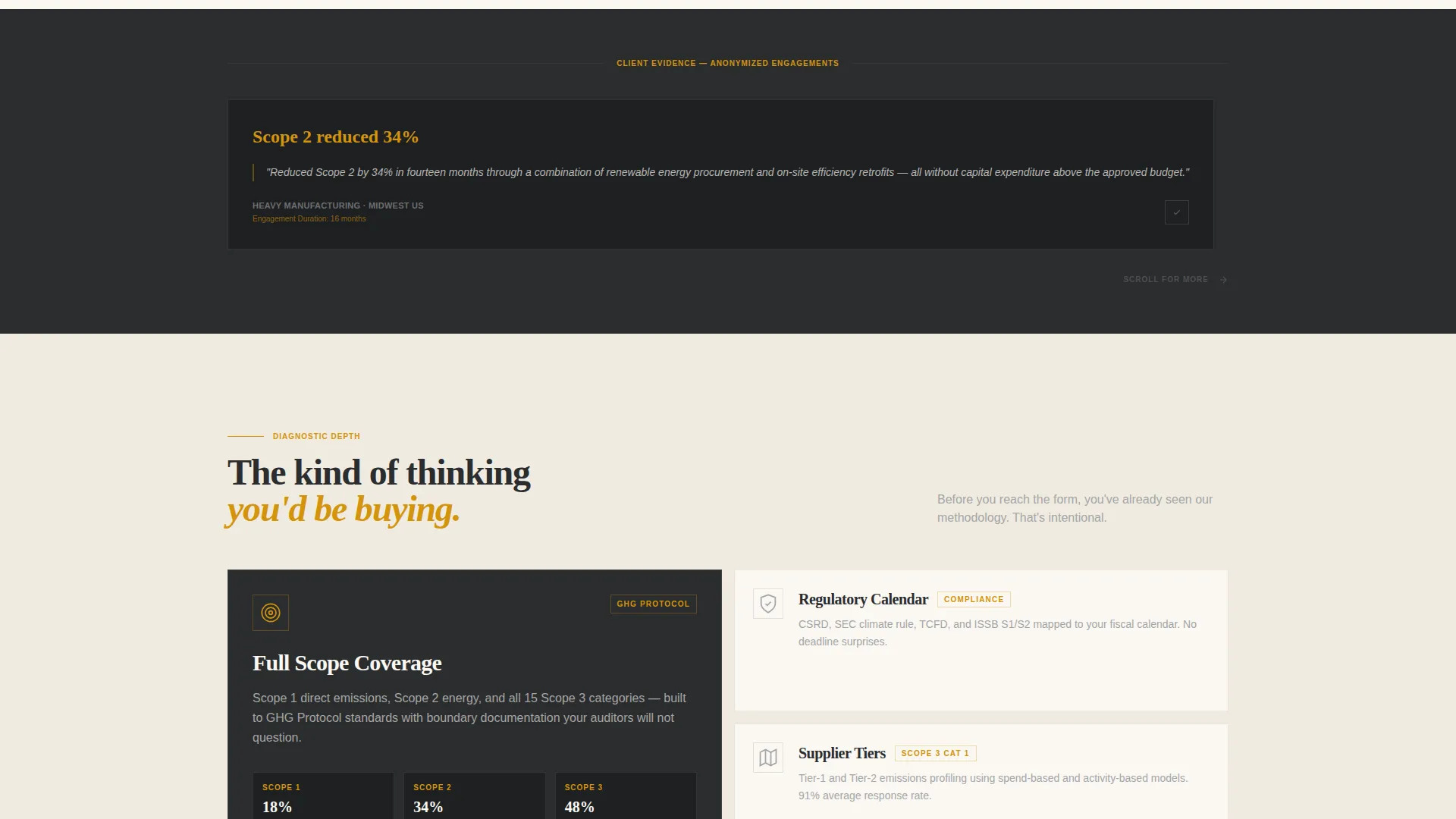 Consulting & Advisory Professional Website Template