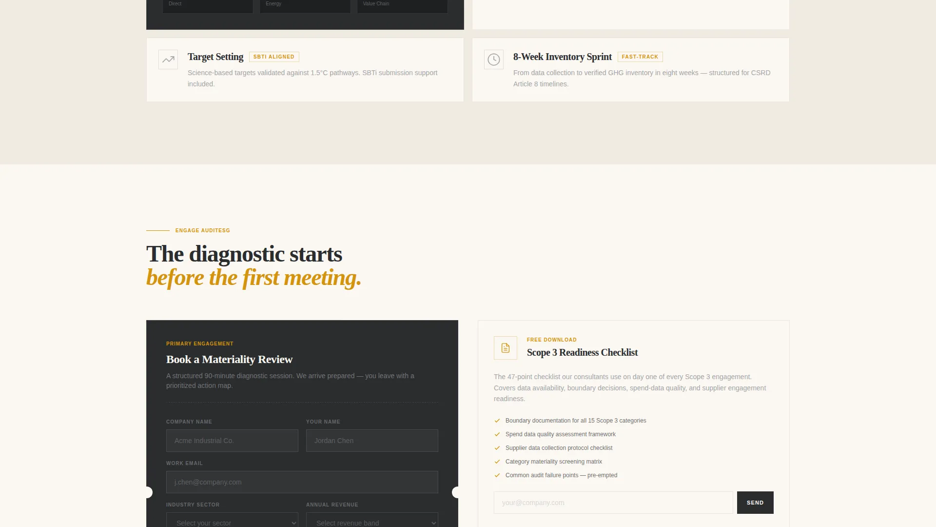 Consulting & Advisory Professional Website Template