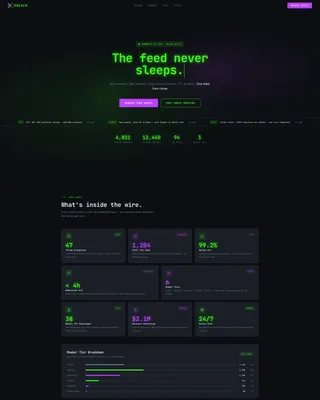 Cyber Defense Landing Page Template