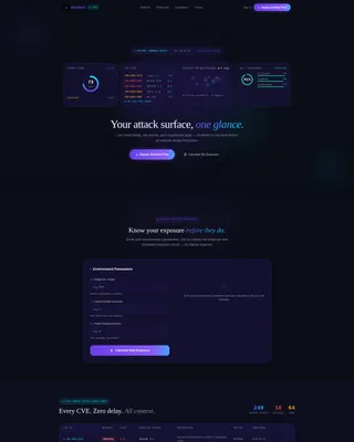 Security Ops Landing Page Template
