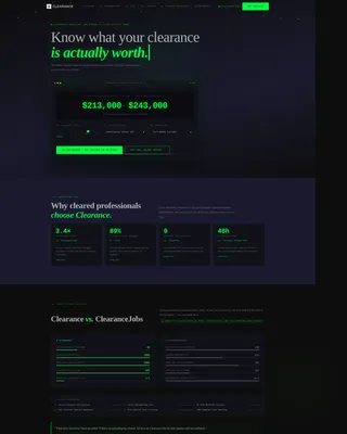 Cybersecurity Job Board Landing Page Template