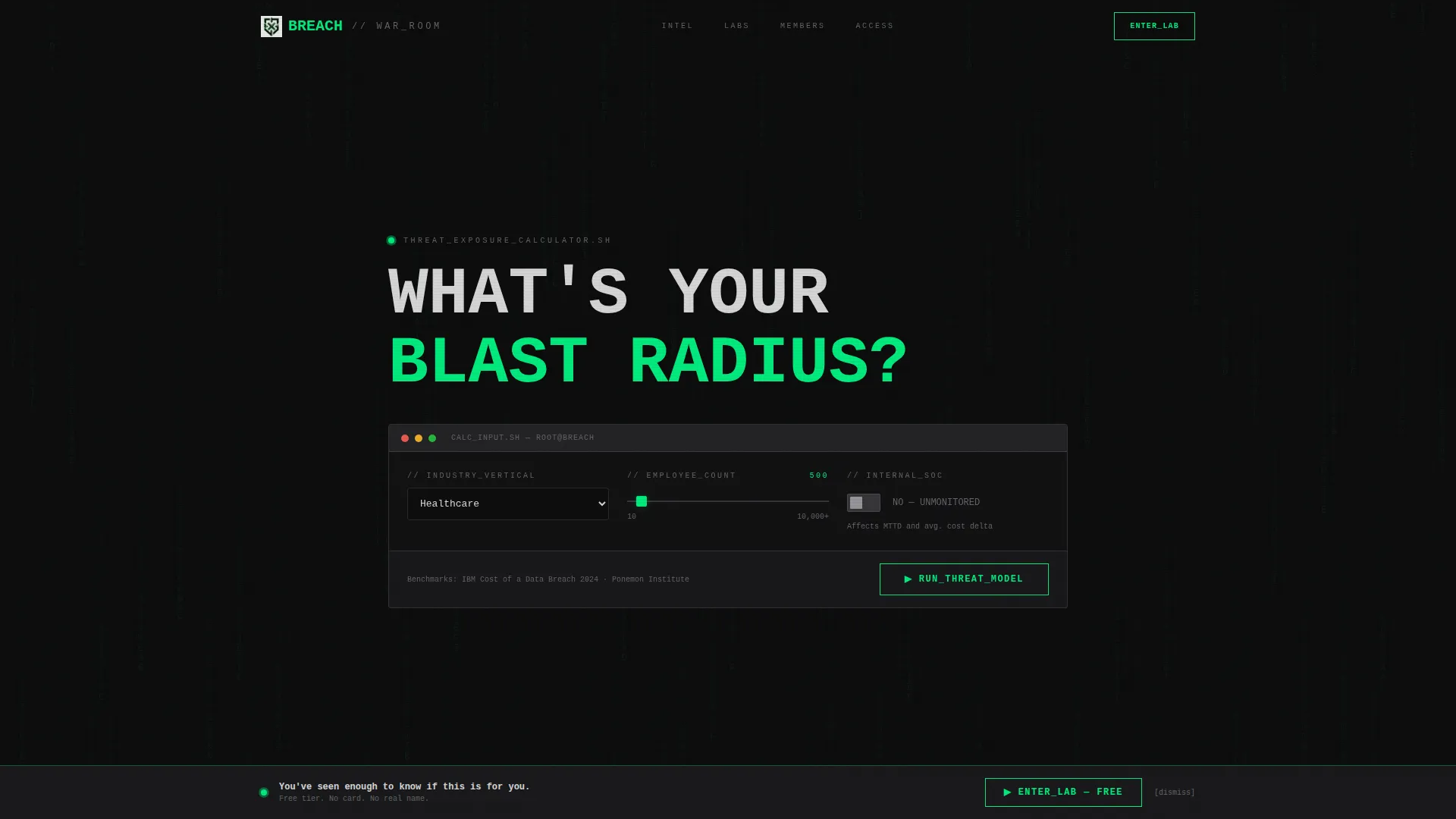 Threat Protection Landing Page Template