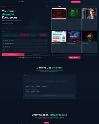 Cybersecurity Social Media Template Landing Page