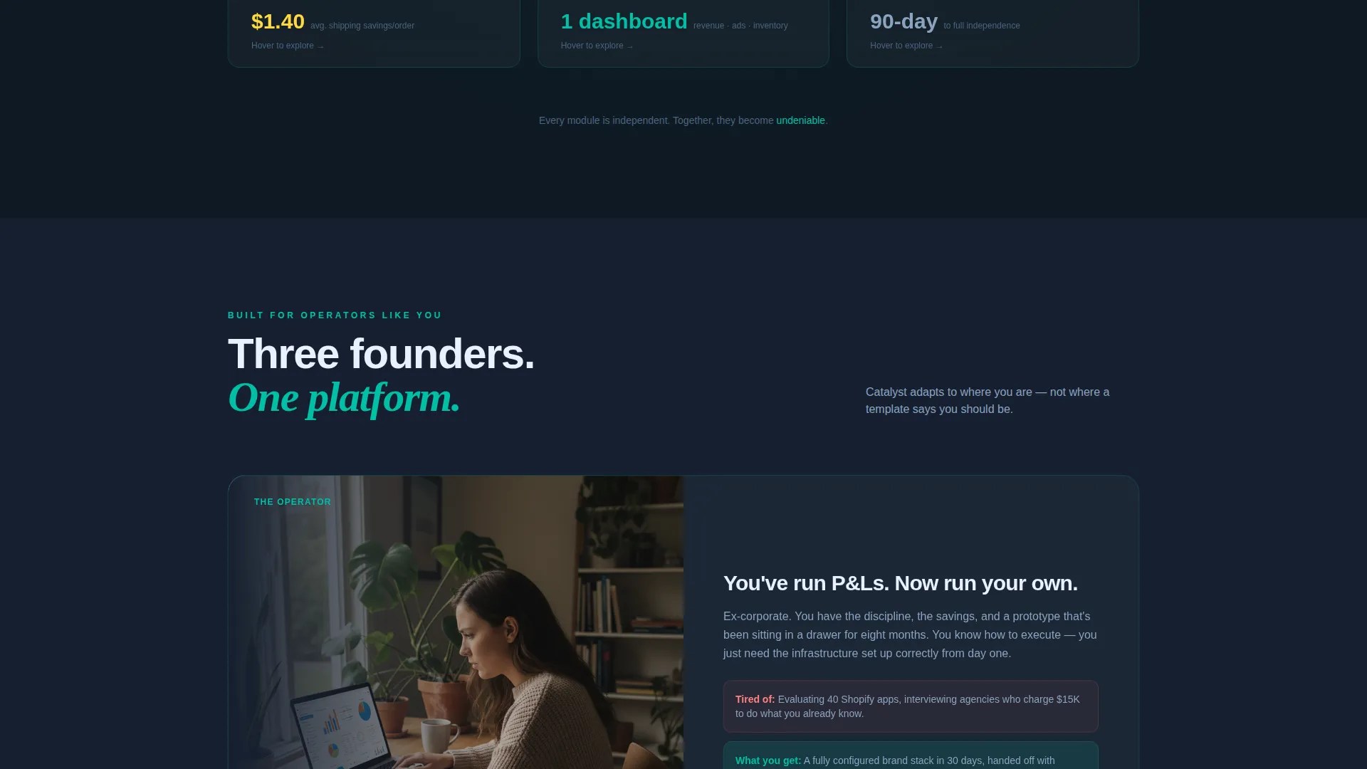 D2C Brand Launch Landing Page Template