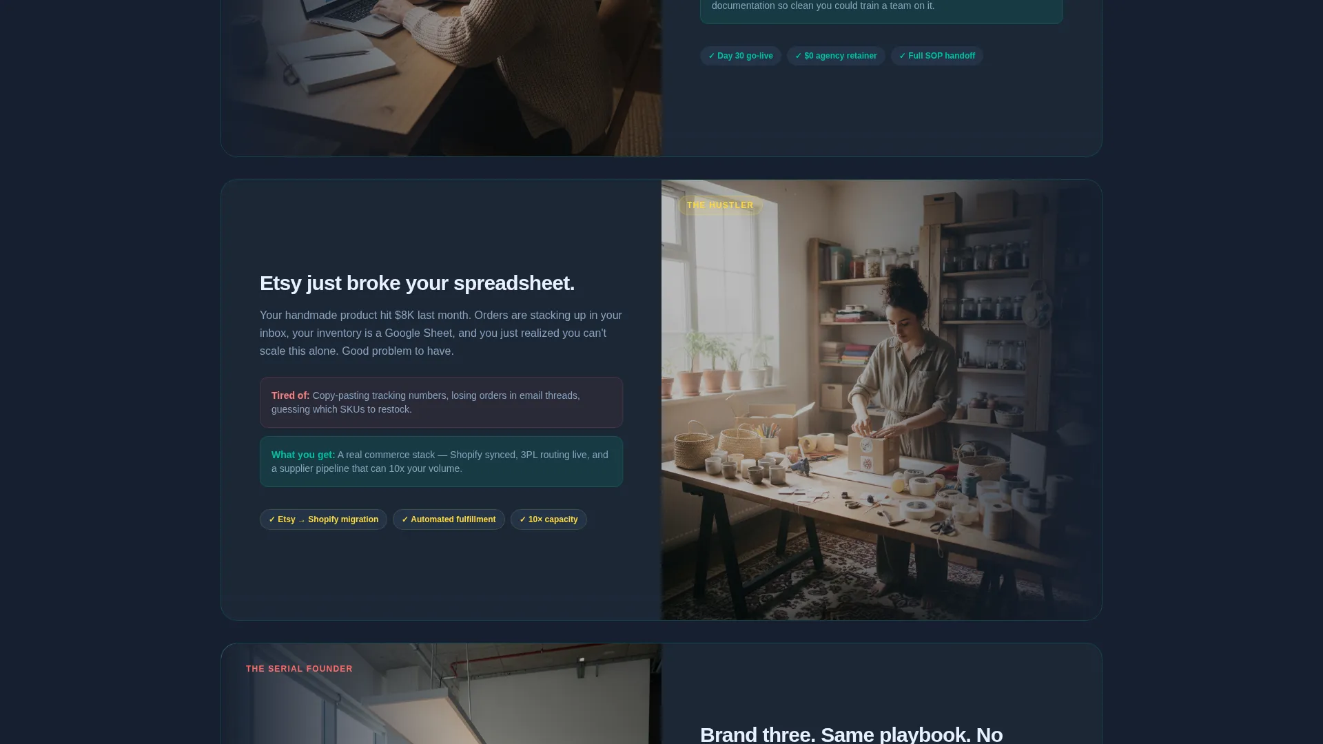 D2C Brand Launch Landing Page Template