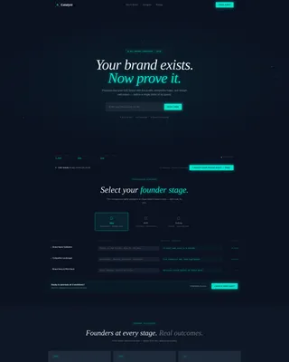 D2C Pre-Seed Brand Landing Page Template
