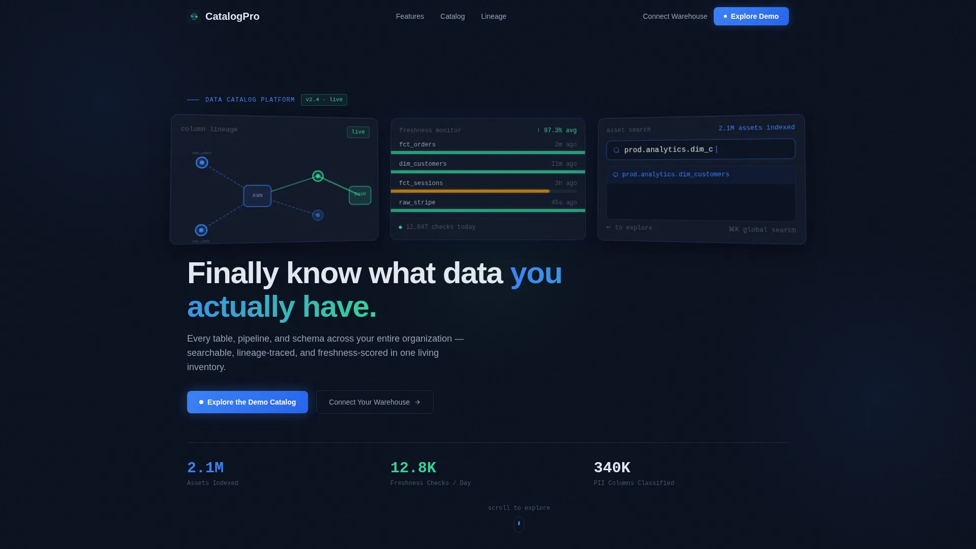 Local Data & Analytics Professional Website Template