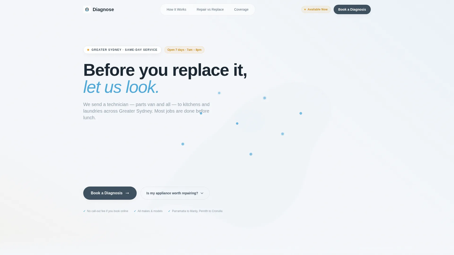 Certified Appliance Technician | Free Website Template | Rocket