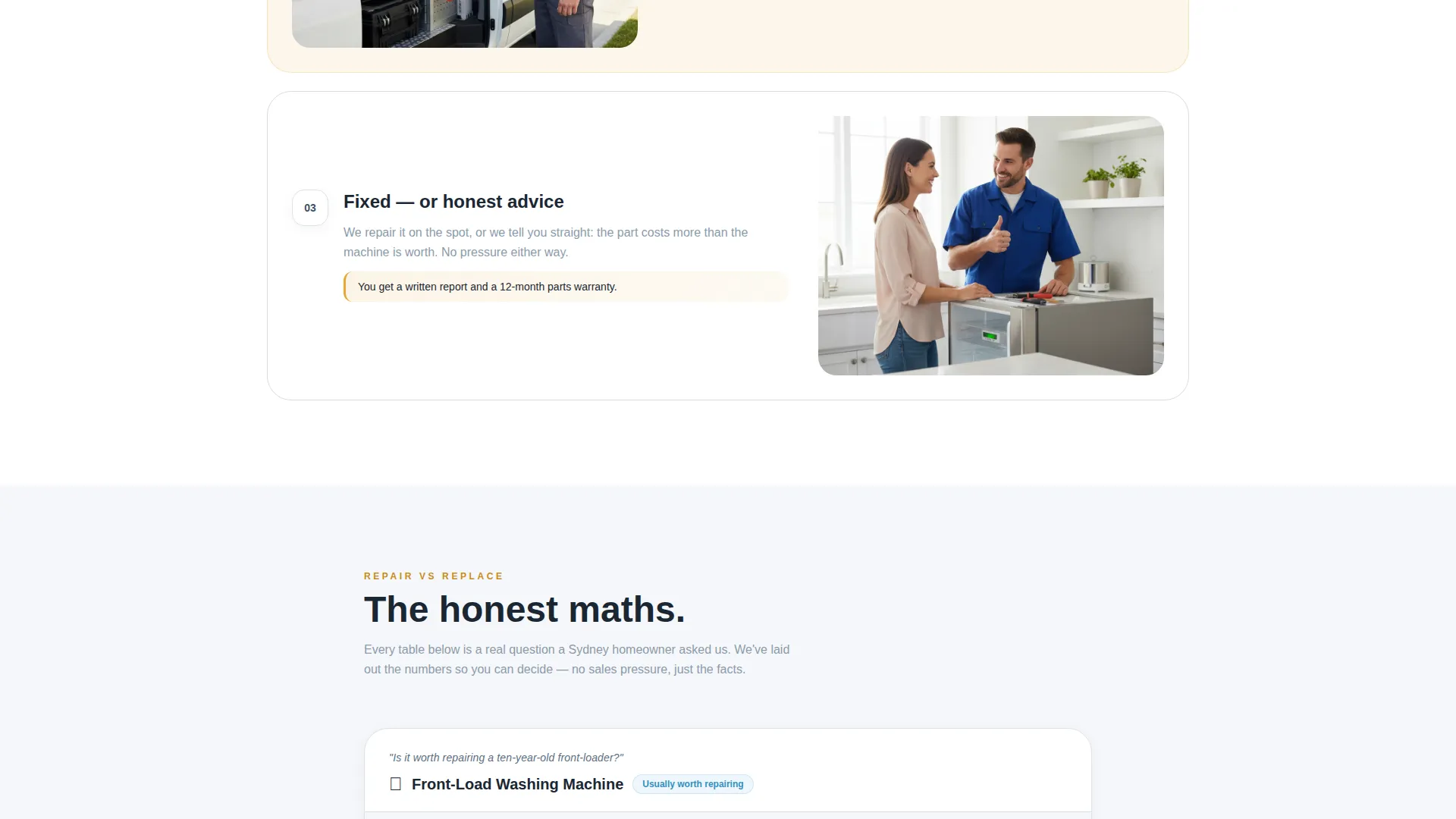 Certified Appliance Technician | Free Website Template | Rocket