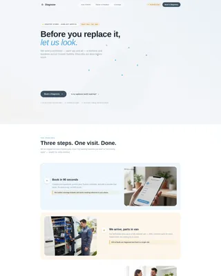 Certified Appliance Technician | Free Website Template | Rocket