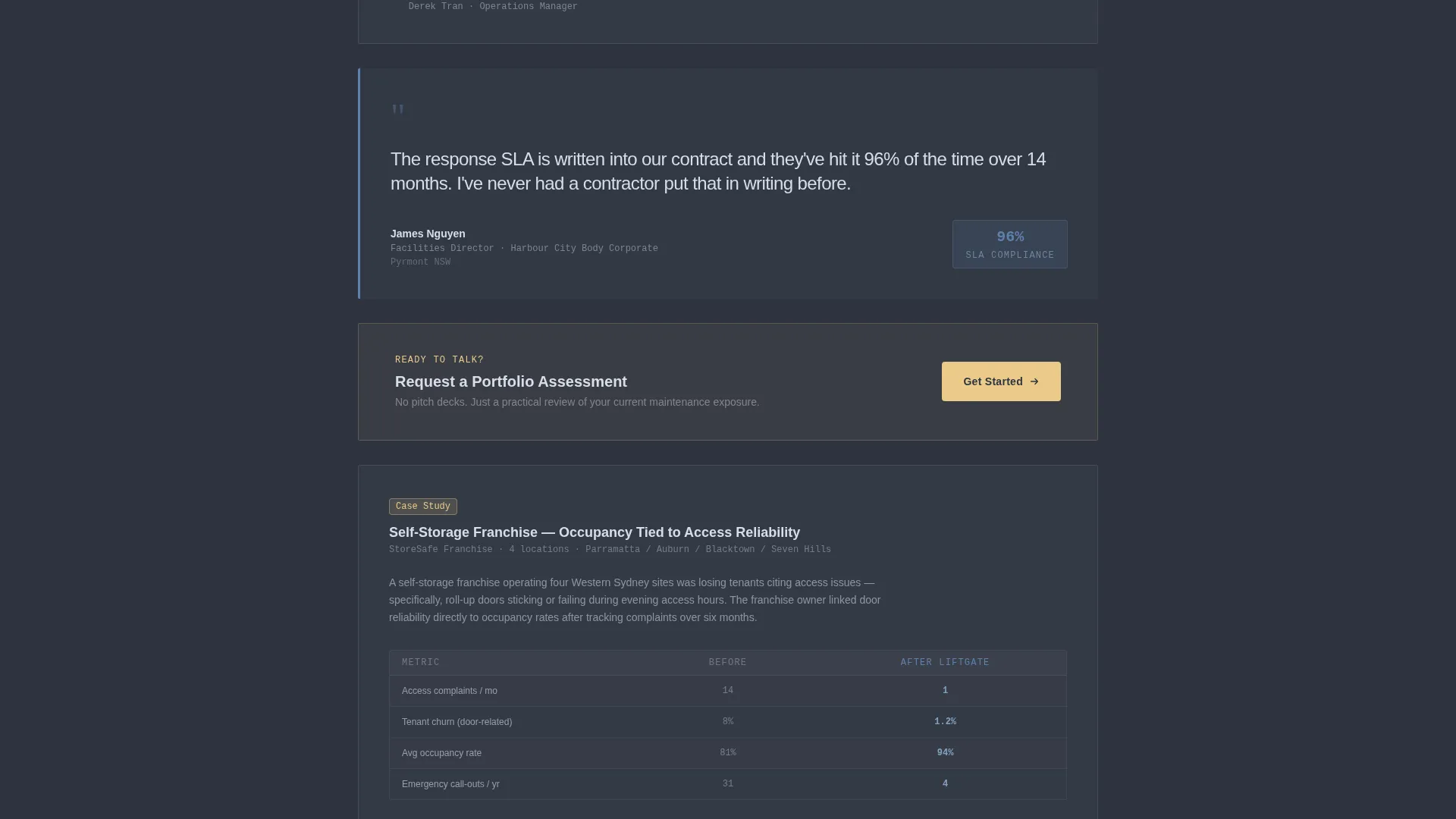 Reliable Garagedoor | Free Website Template | Rocket