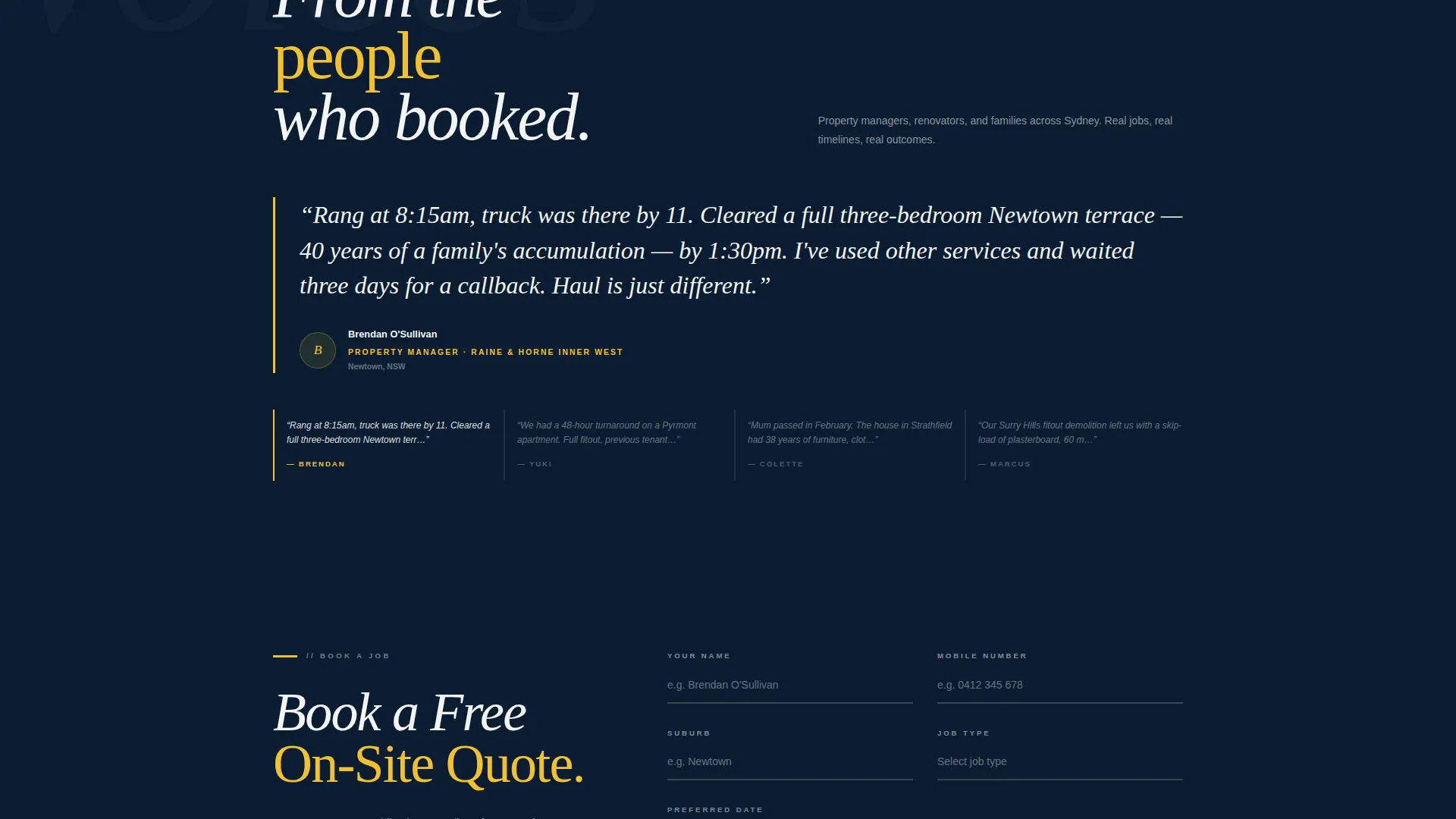 Swift Junk Disposal | Free Website Template | Rocket