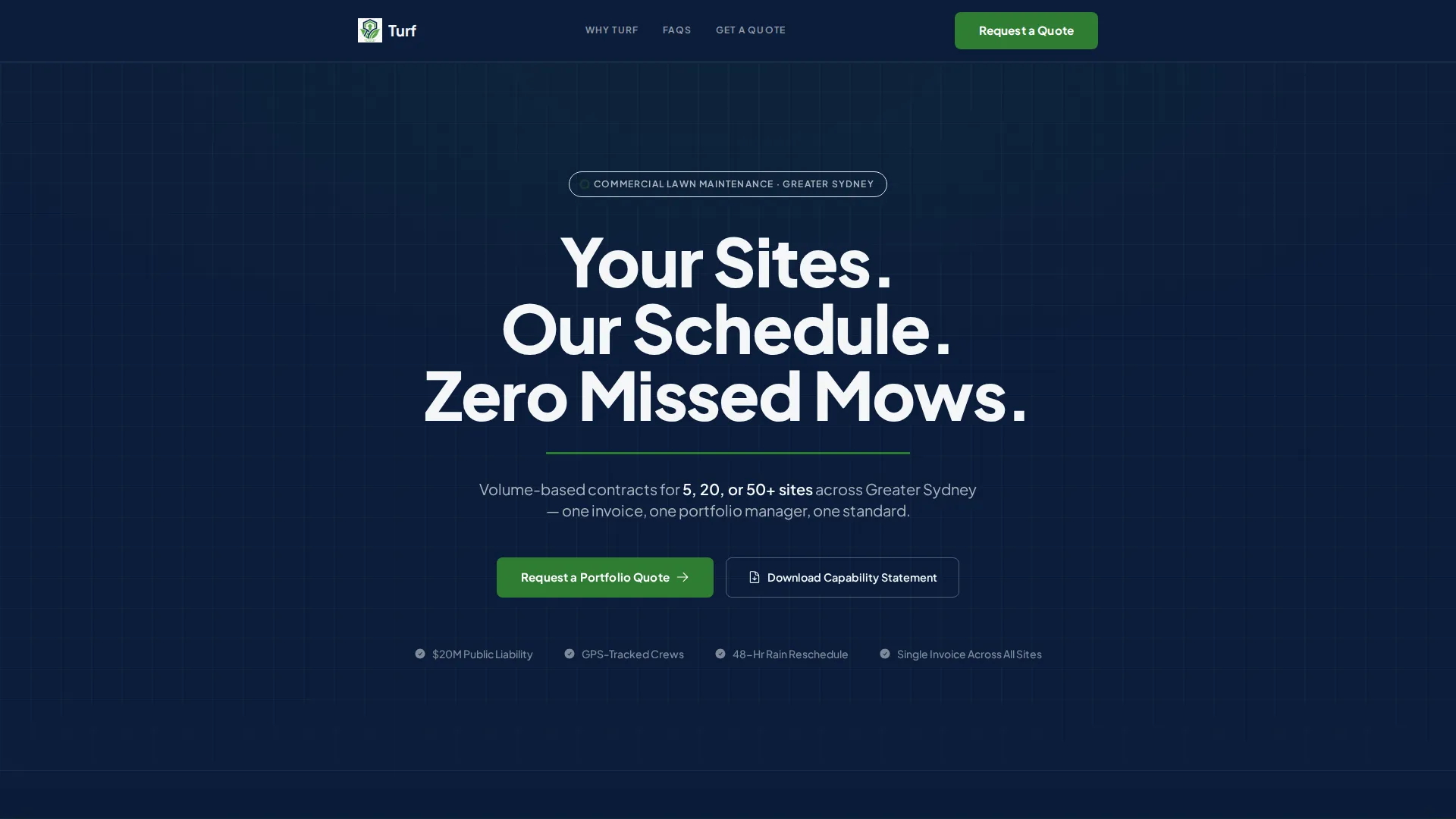 Authoritative Groundskeeping | Free Website Template | Rocket
