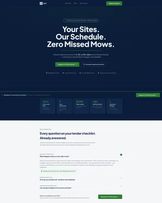 Authoritative Groundskeeping | Free Website Template | Rocket