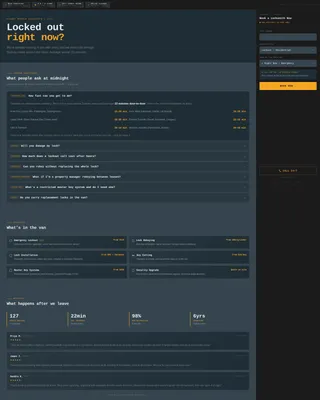 Professional Lock Security | Free Website Template | Rocket