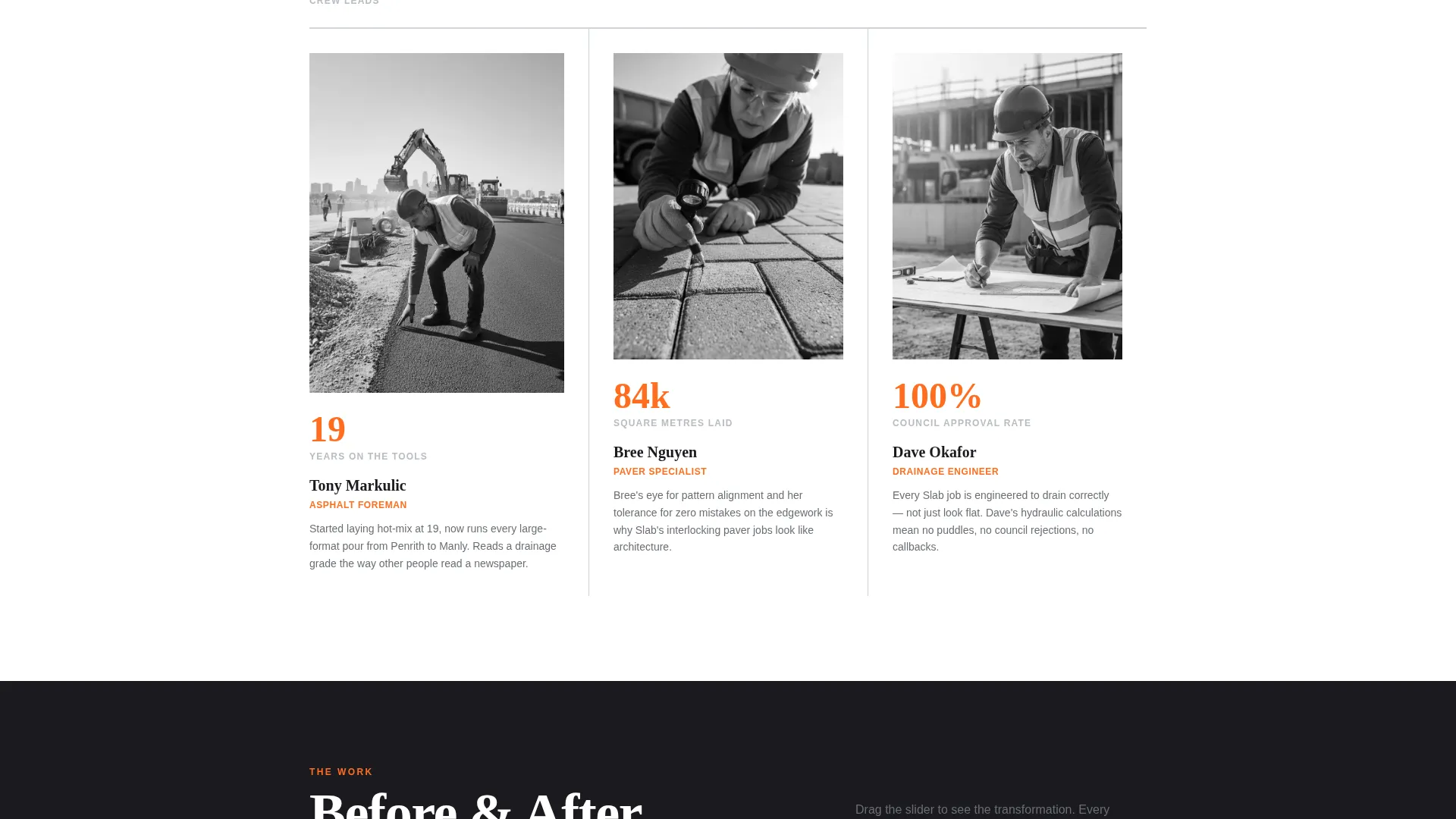 Ironclad Paving | Free Website Template | Rocket