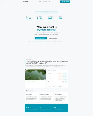 Diagnostic Poolcare | Free Website Template | Rocket