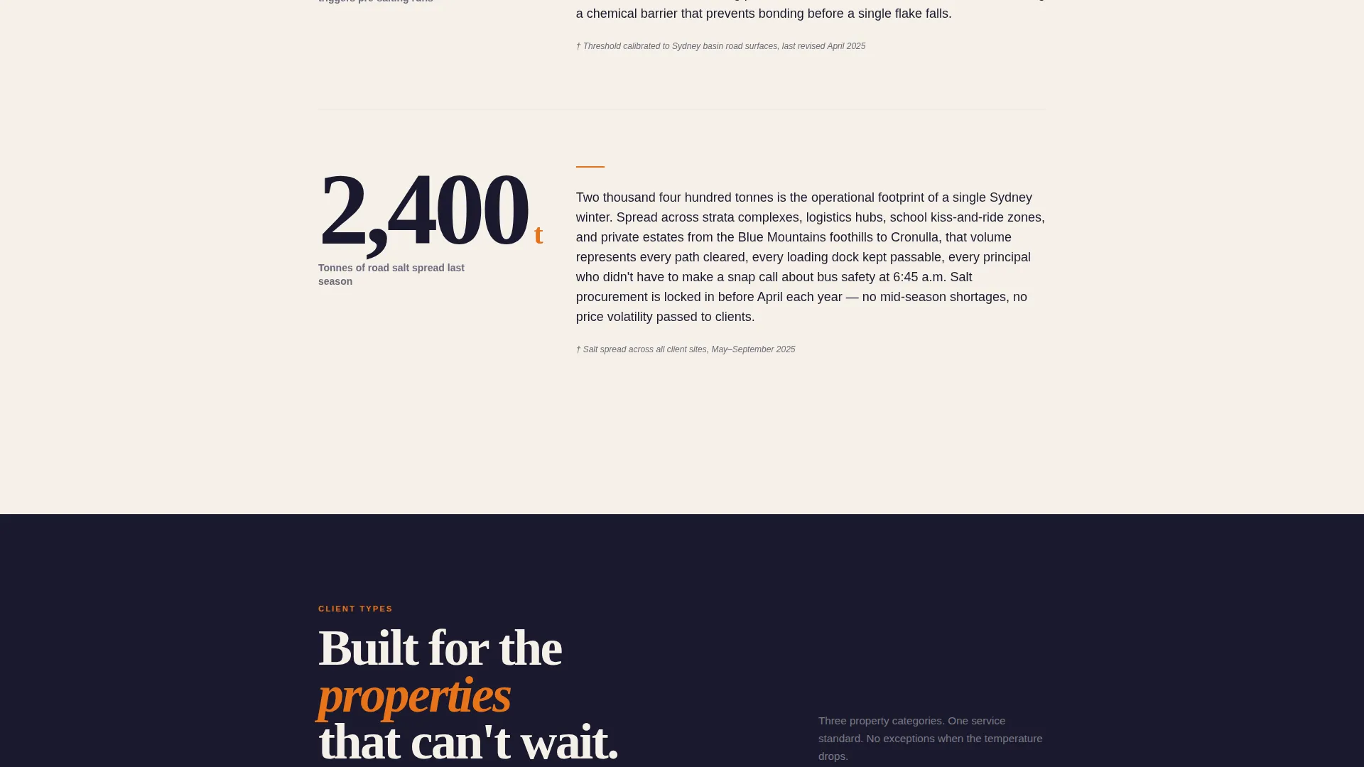 Proven Winter Clearing | Free Website Template | Rocket