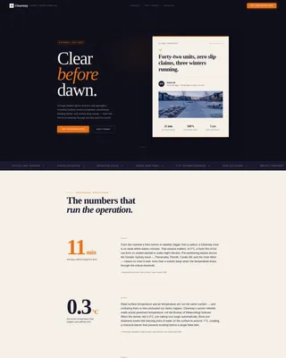 Proven Winter Clearing | Free Website Template | Rocket