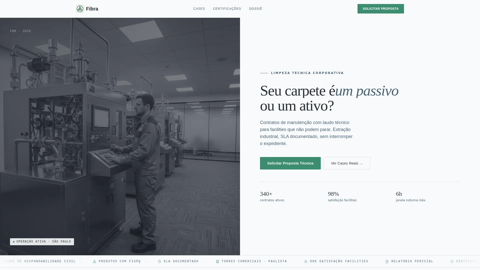 Corporate Carpet Cleaning Landing Page Template