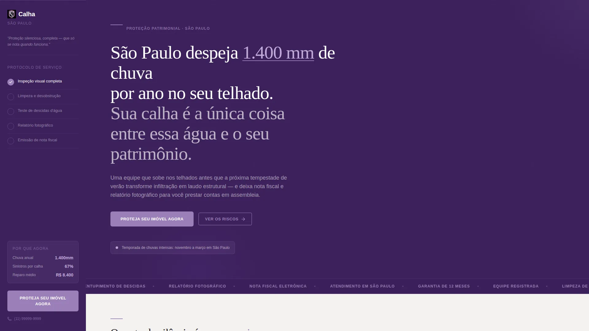 Gutter Cleaning Landing Page Template for Local Services