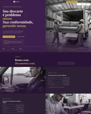 Compliant Disposal Landing Page Template