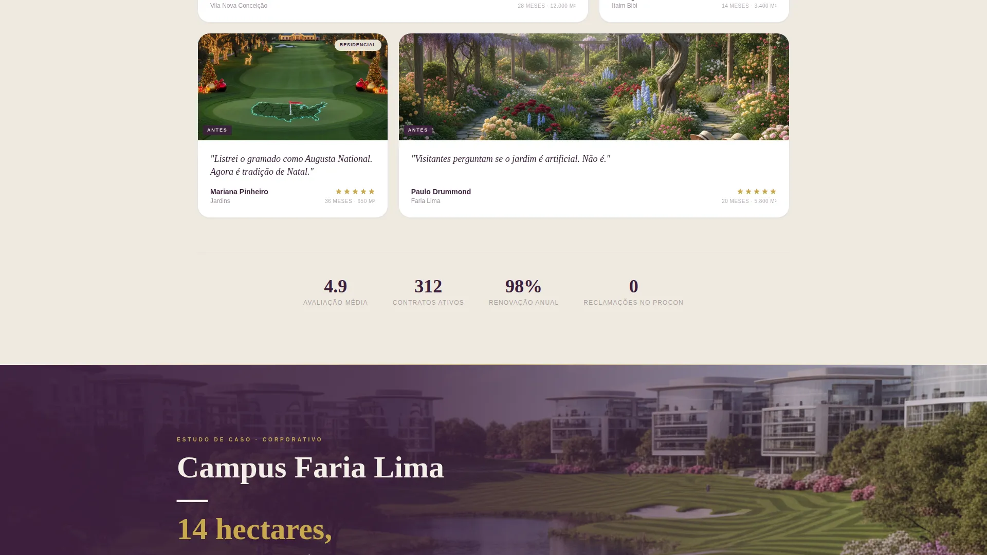 Precision Lawn Care Landing Page Template