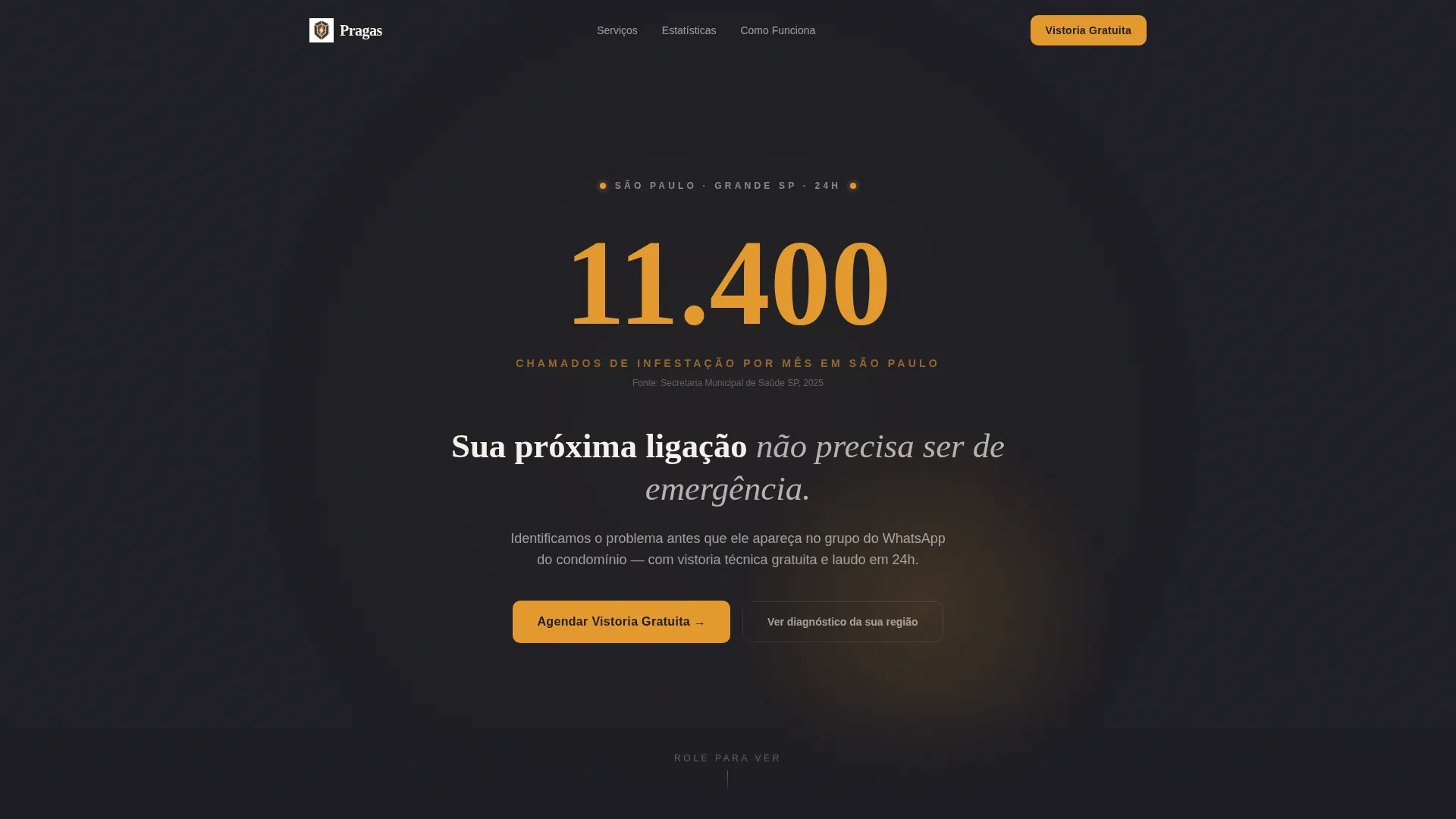 Urgent Pest Control Landing Page Template