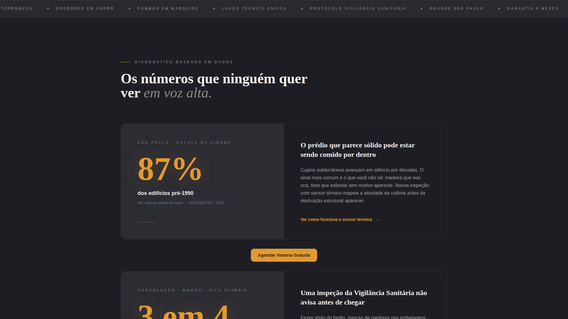 Urgent Pest Control Landing Page Template
