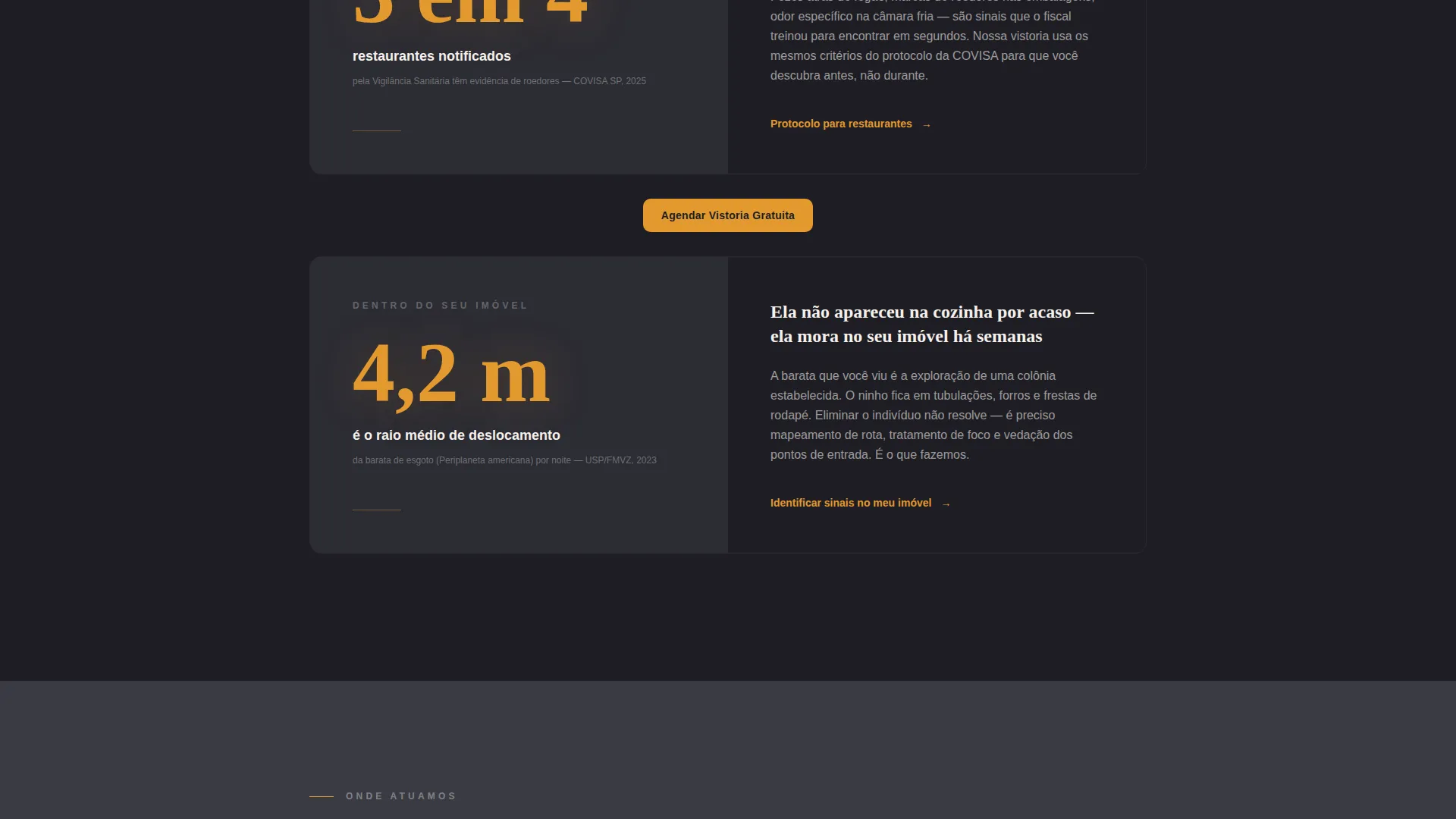 Urgent Pest Control Landing Page Template