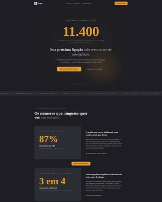 Urgent Pest Control Landing Page Template