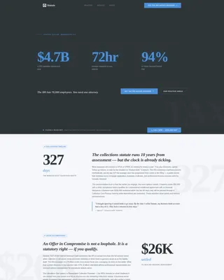 Law Firm & Attorney Blog Website Template