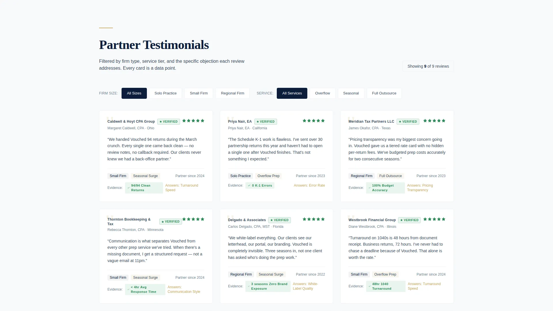 Tax Preparer Partnership Landing Page Template