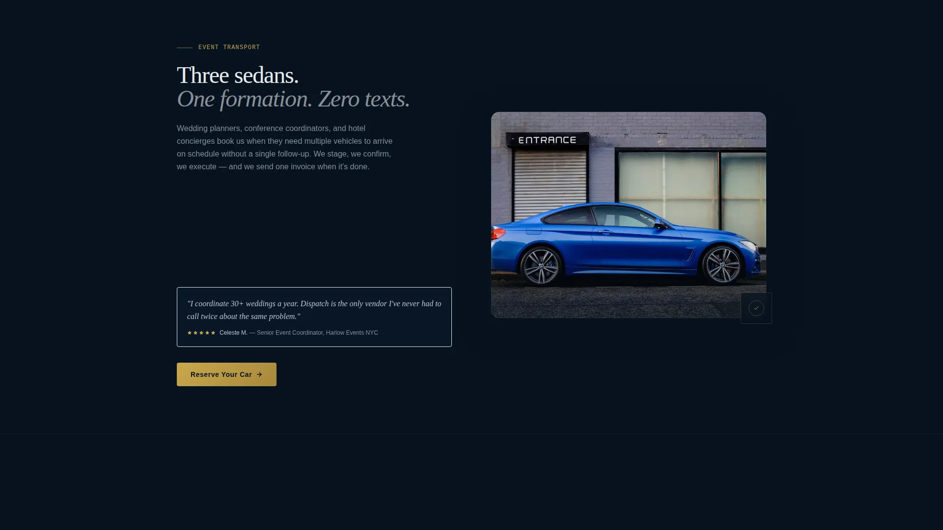Taxi & Rideshare Driver Booking Website Template