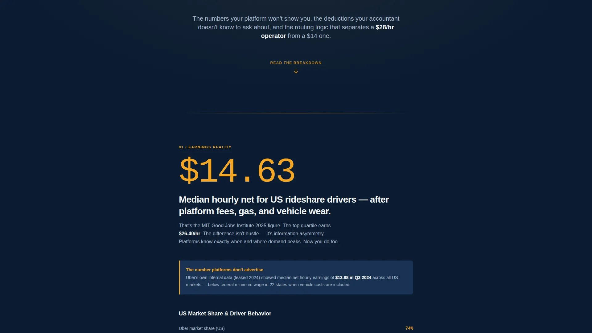 Rideshare & Taxi Driver Resource Landing Page Template