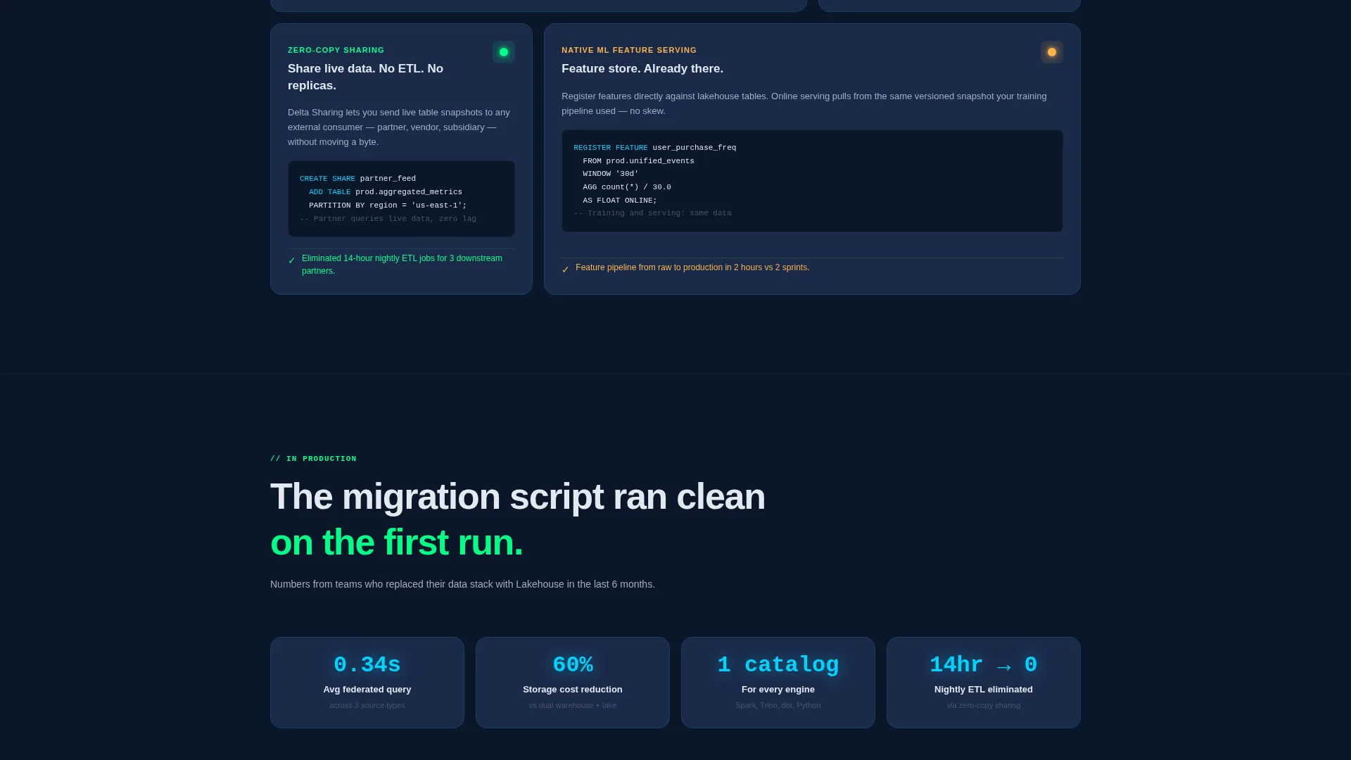 Modern Warehouse Landing Page Template