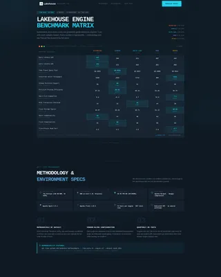 Authoritative Benchmarking Landing Page Template