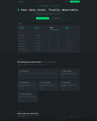 Intelligent DataOps Landing Page Template