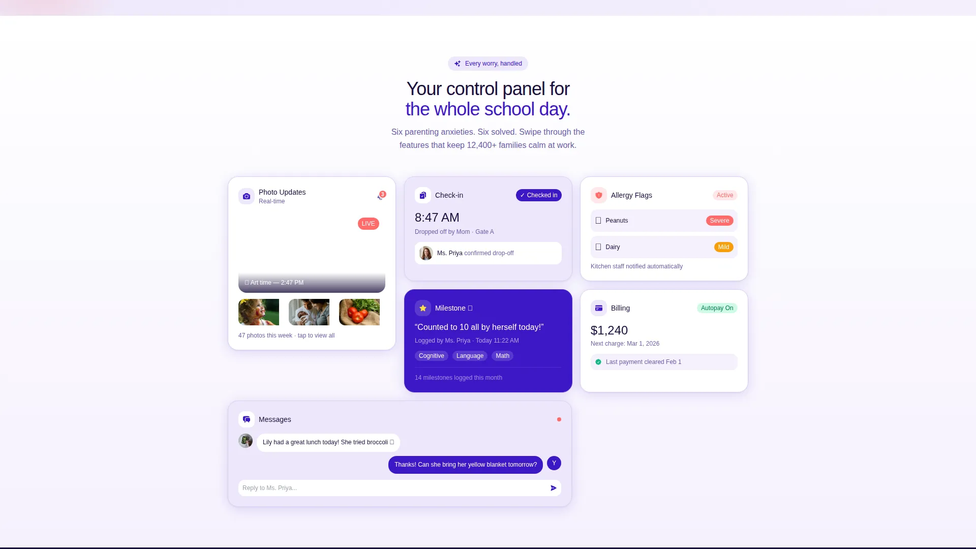 Quality Childcare Landing Page Template