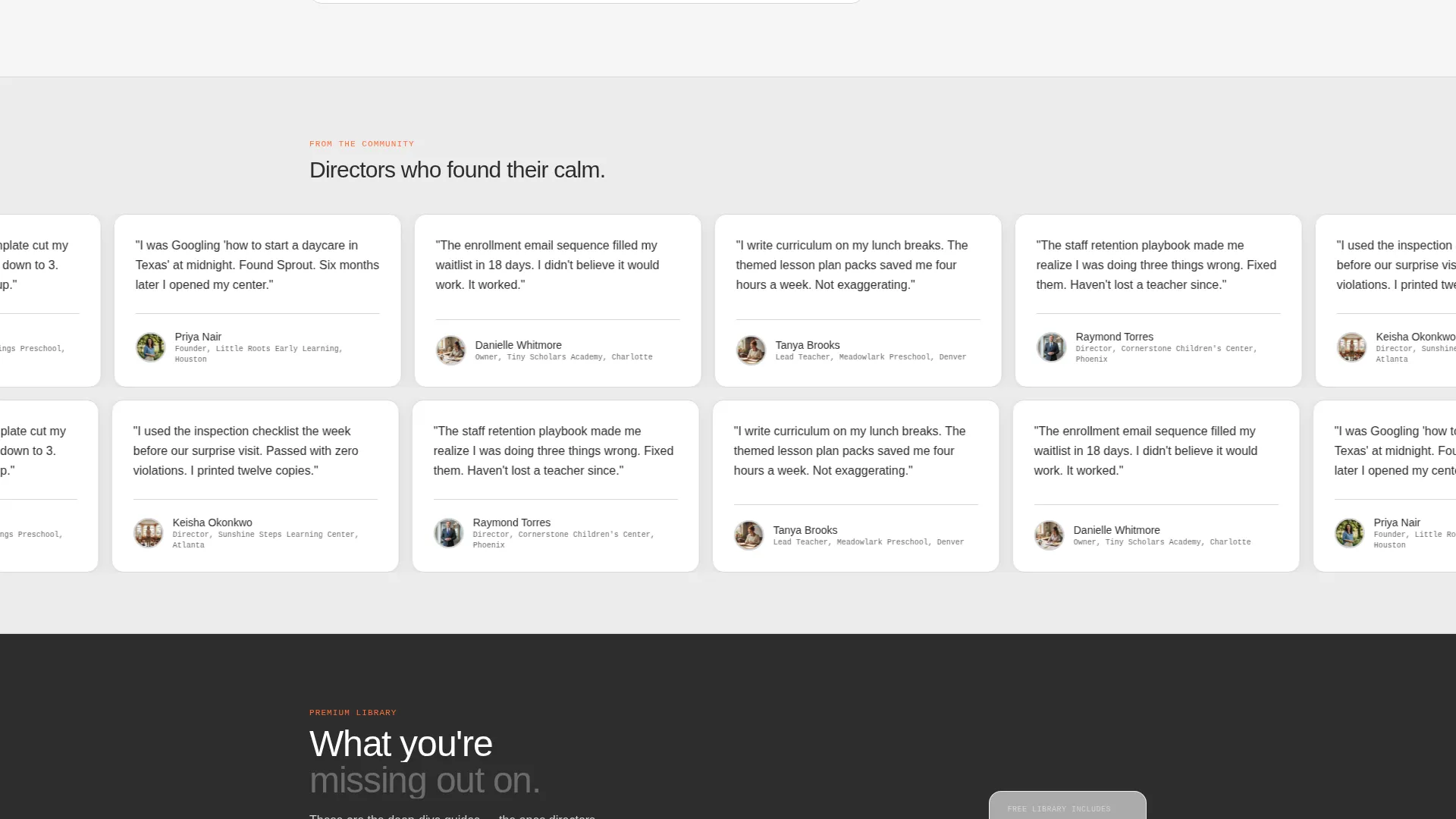 Daycare & Preschool Blog Landing Page Template