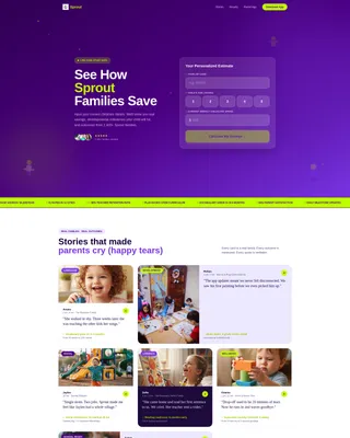 Quality Daycare Landing Page Template