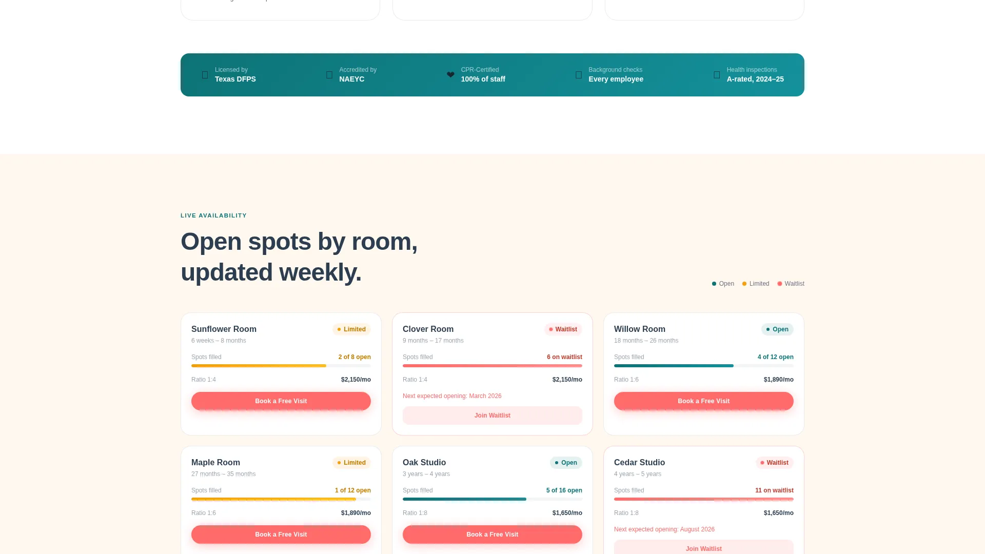 Quality Preschool Landing Page Template