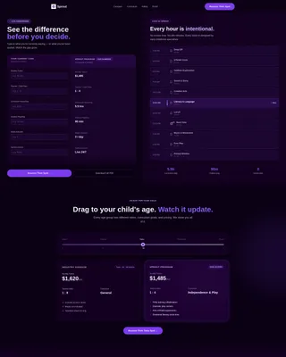 Premium Childcare Landing Page Template